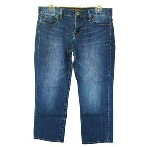 Lucky Brand Sweet Crop Blue Washed Denim Jeans Size 29 Womens Casual Wear